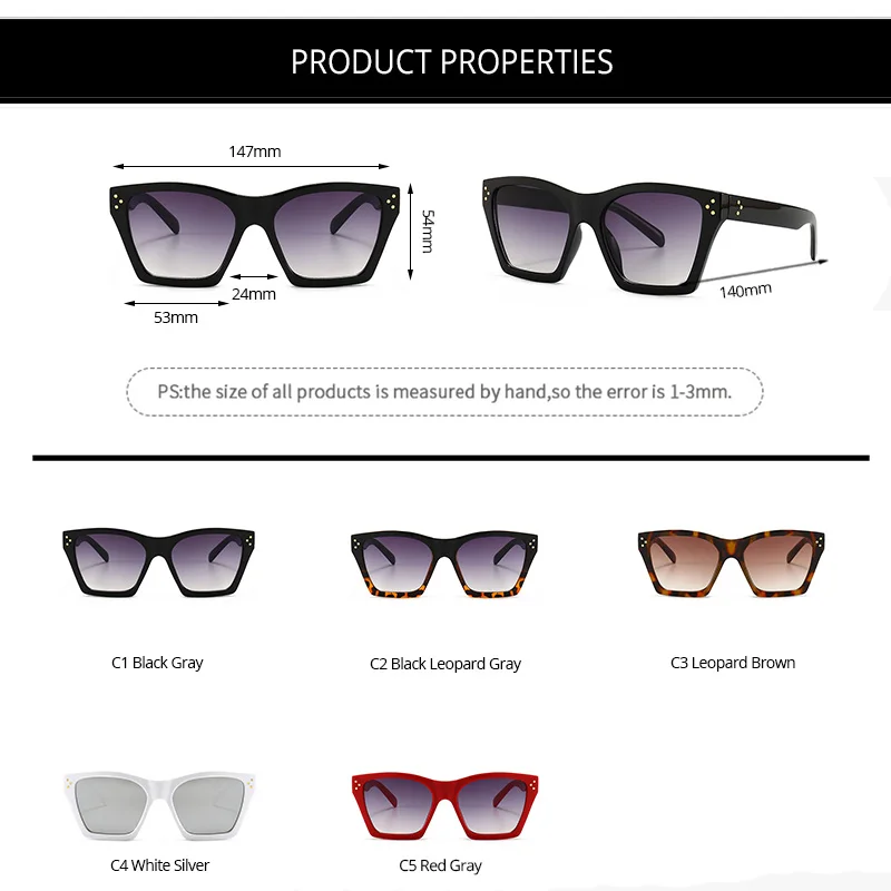 Pro Acme винтажные Квадратные Солнцезащитные очки для женщин 2020 мужские роскошные