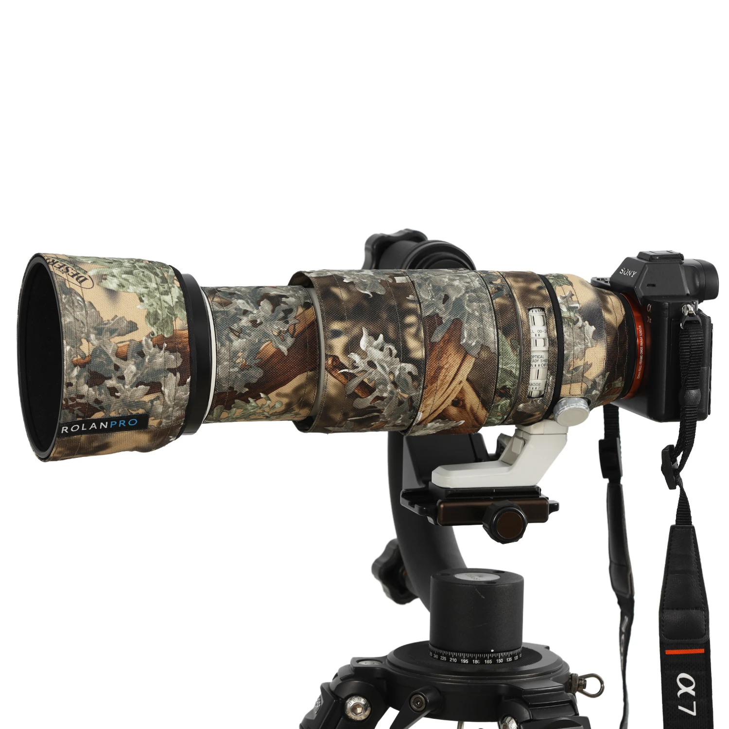 Защитный чехол ROLANPRO для Sony FE камуфляжный объектива 100 400 мм f4.5 5 6 GM OSS|lens camouflage|camouflage