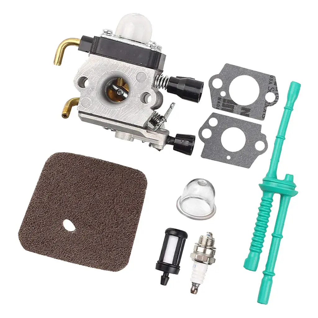 

Carburetor With Fuel Line For Stihl FS45 FS55R FS55C KM55 FS38 FS45C FS45L