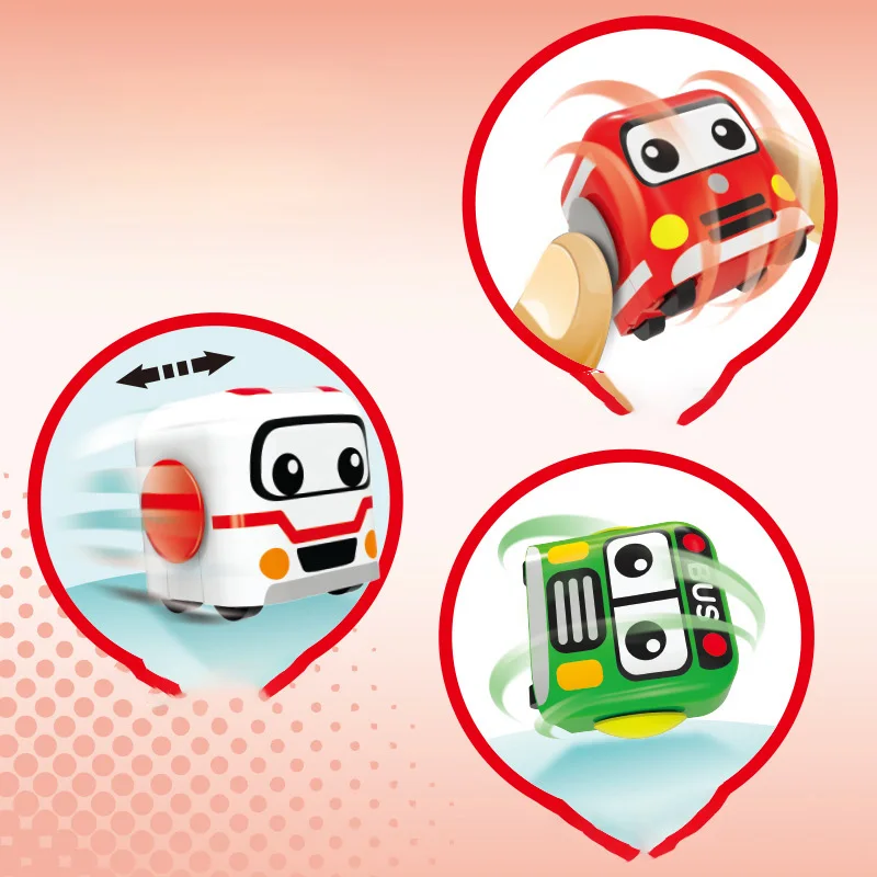 

Finger Gyro Inertial Pullback Car Kids Toy Plastic Friction Stunt Car 360 Degree Flip Infinity Spinning Top Creative Jenga