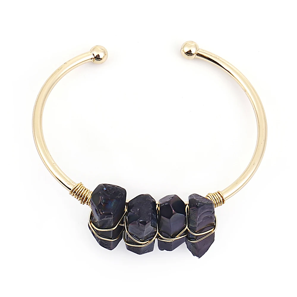 Модные новые Брендовые женские браслеты ручной работы из натурального кварца BR045