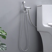 bidet faucet brass shower tap washer mixer cold hot water square shower sprayer head tap toilet faucets