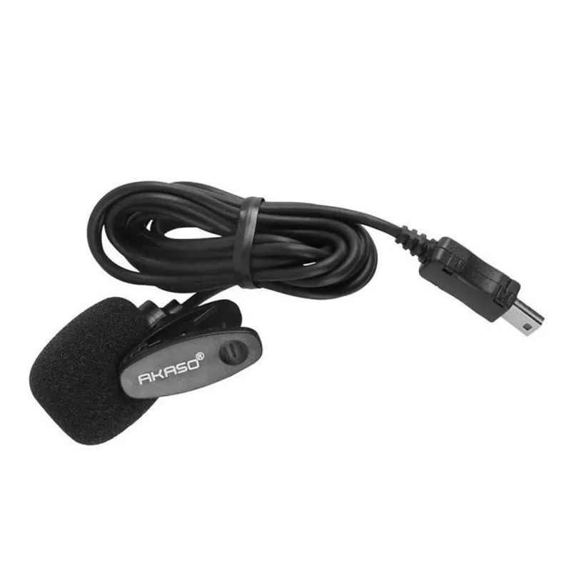 Akaso V50X/Vista 5/V50 pro внешний микро для V50X экшн-камеры только черный микрофон - Цвет: V50 pro