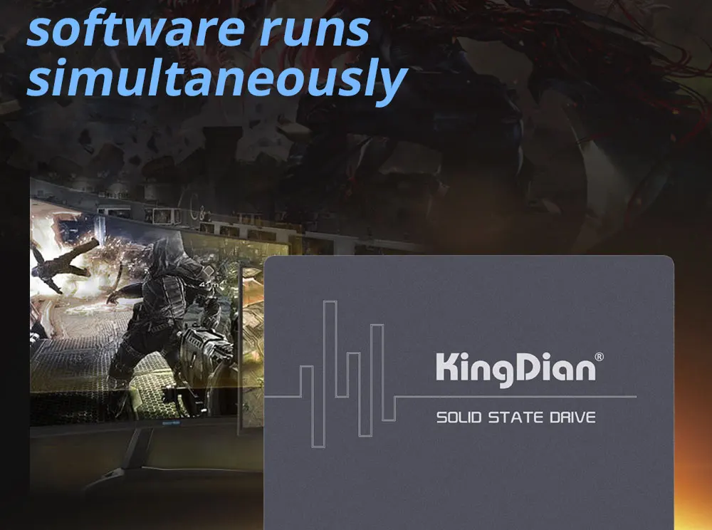 KingDian SSD 1 ТБ 240 gb 120gb HD SSD SATA III 3 жесткий диск 2," SSD 128gb 256gb 512gb 480gb hdd Внутренний твердотельный диск