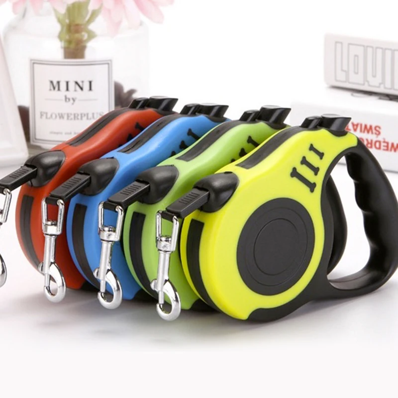 

3 м/5 м выдвижной поводок для собак автоматический гибкий поводок для собак поводок для кошек поводок для маленьких средних собак товары для ...