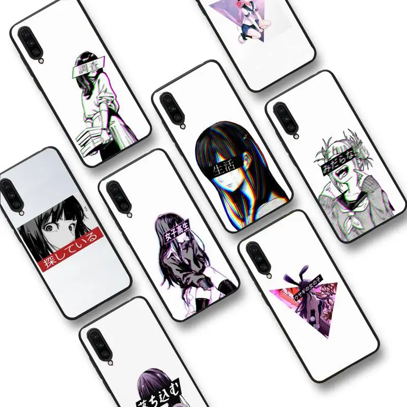 

Sad Japanese Anime Aesthetic Phone Case Phone Case For Redmi K20 Note 5 7 7a 6 8 Pro note 8T 9 Xiaomi Mi 8 9 SE