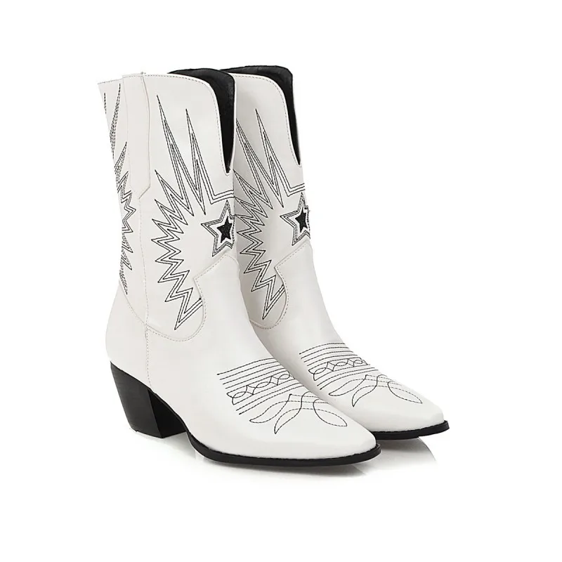 

sleeve leather Large size 48 size women's short tide boots female boots