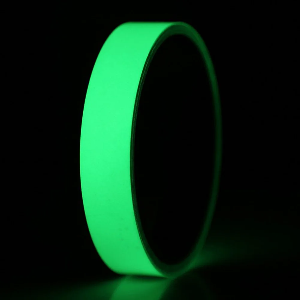 15MM 3M Luminous Tape Self-adhesive Night Vision Glow In Dark Safety Warning Security Stage Home Decoration Tapes tools | Обустройство