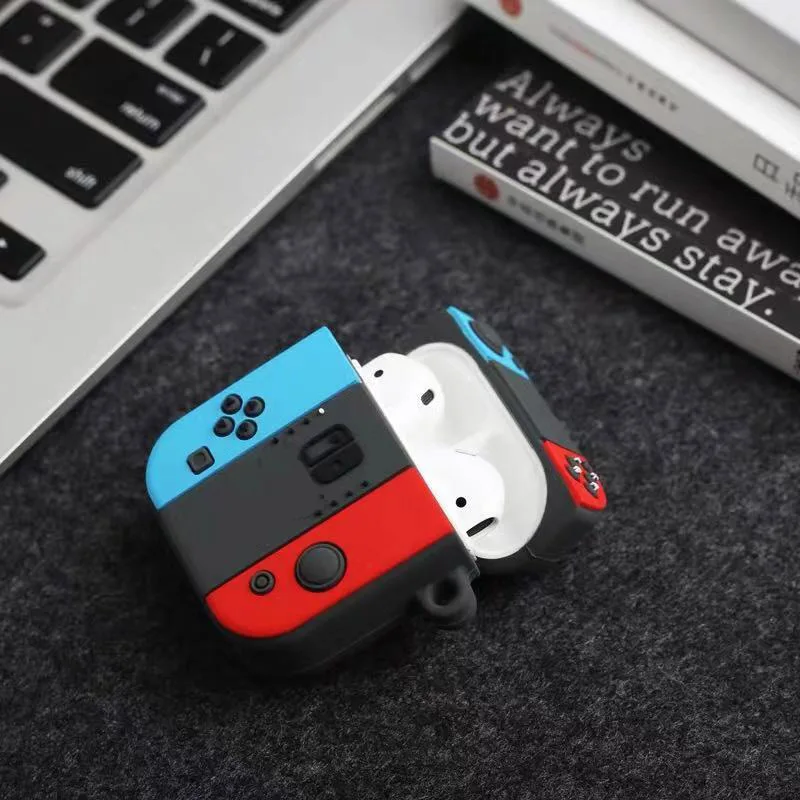 Для AirPods чехол силиконовый милый 3D игровой для наушников Airpods 2 Чехол высокого
