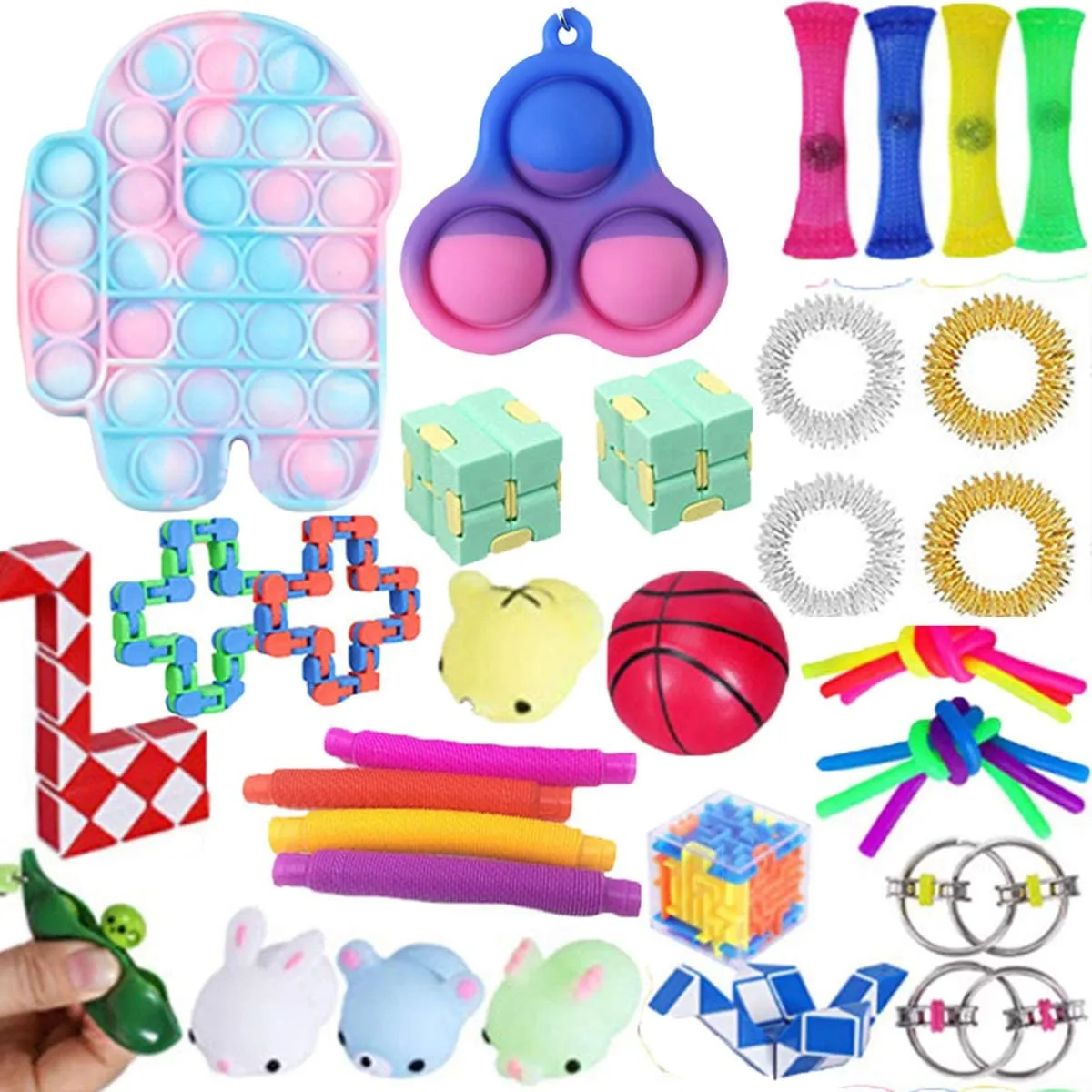 

Fidget Toys Set Sensory Fidget Toy Set Cheap Fidget Toys Relieve The Stress And Anxiety Popit Kawaii Anti Stress Funny Kids Toy