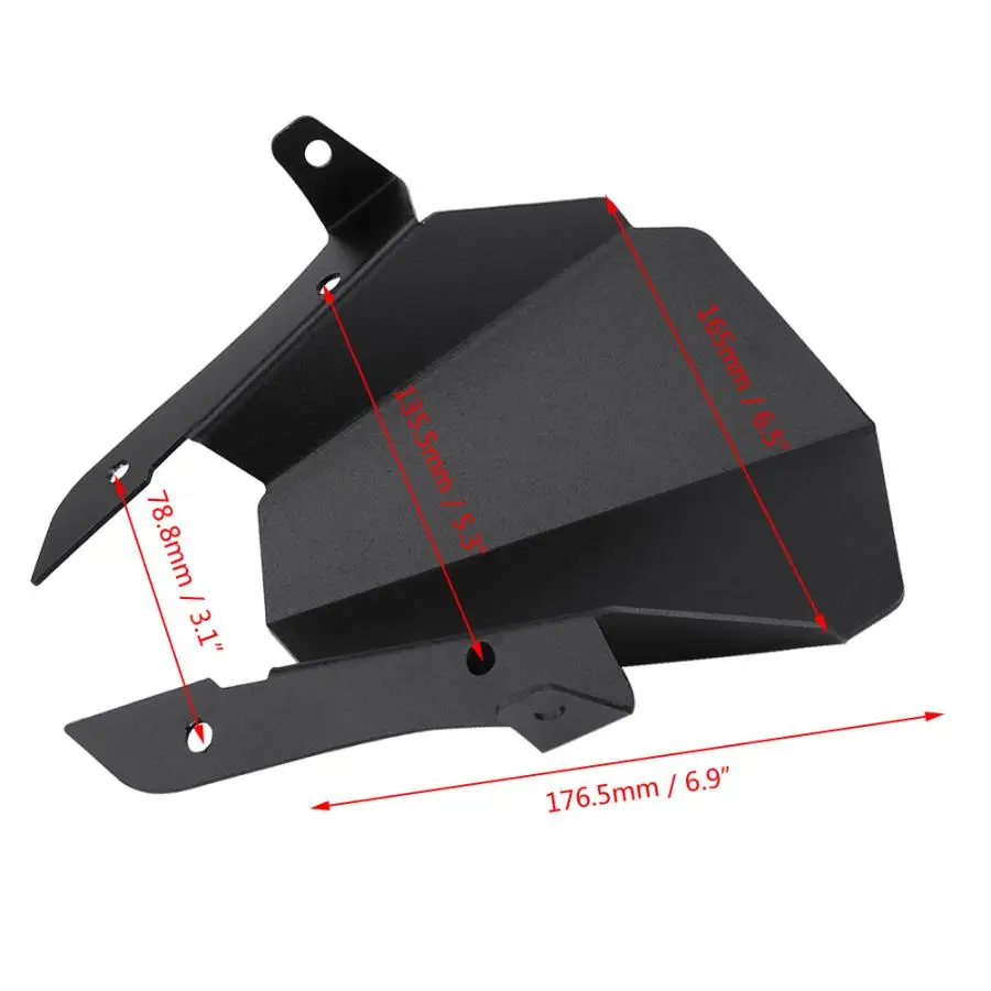 Motorcycle Motorbike Modification Black Windshield Windscreen Protector Aluminum Alloy for Yamaha MT-07 FZ-07 2014-2016 2017 |
