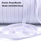 Эластичные ленты 10 м, эластичная веревка 3456810, блестящая тянущаяся лента, мягкая ткань, эластичная вязаная лента, рукоделие сделай сам, шитье