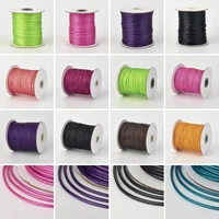 0 50 81 02 03 0mm korean waxed polyester cord coated string for braided bracelet necklace rope diy craft jewelry making
