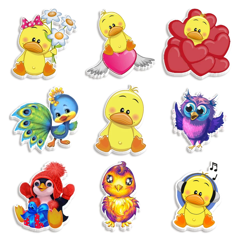 

Little Yellow Duck Animal Series Plane Resin DIY Home Decoration Accessories Crafts 30pcs/lots