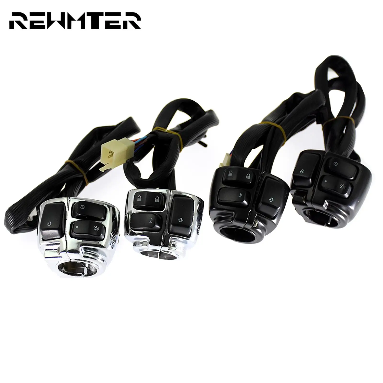 Мотоцикл 1 &quot25 м руль Управление звуковой сигнал поворота переключателя со