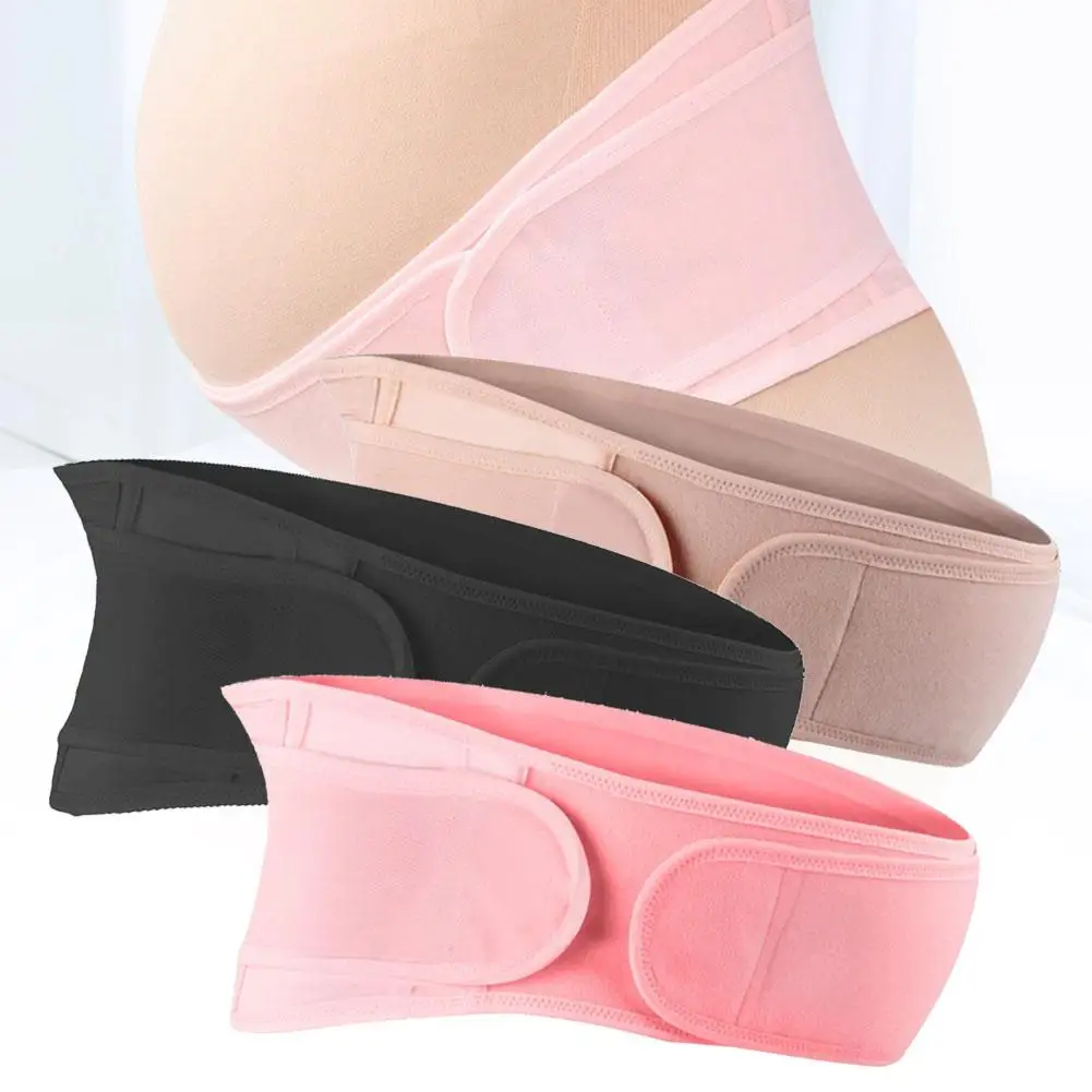 Cintur&oacute;n de soporte Abdominal de maternidad para mujeres embarazadas, banda de protecci&oacute;n de cintura transpirable para mujeres prenatales y postnatales-0