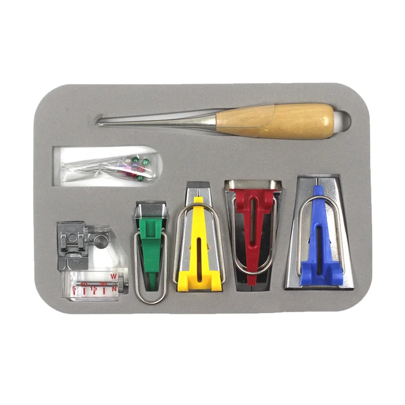 

Machine Tools Binding Sew Multifunction Sewing Bias Tape Maker Set DIY Patchwork Quilting Tool