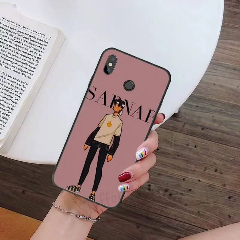 

cartoon Sapnap game funny Phone Case For Xiaomi Redmi mi note max 3 5 6 8 9 10 t S SE lite pro Soft Silicone Shell Cover Funda