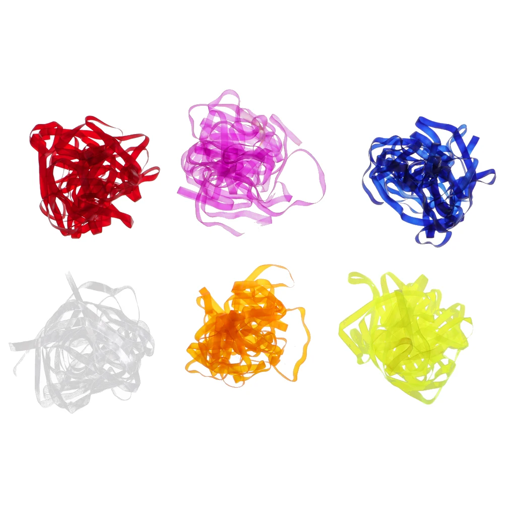 6 шт. ширина 3 мм эластичная задняя часть/Нимфа растягивающаяся кожа для вязания