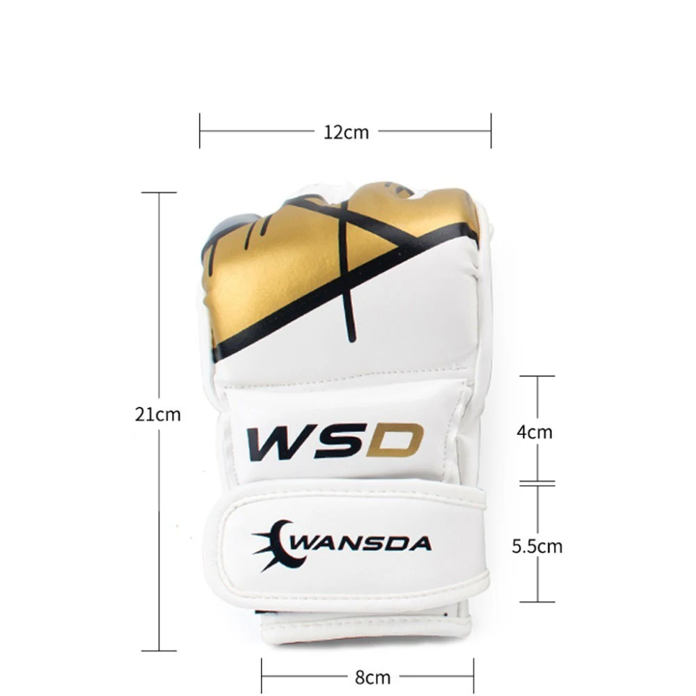 Новинка 1 пара боксерских перчаток для кикбоксинга мужчин и женщин ПУ карате Муай