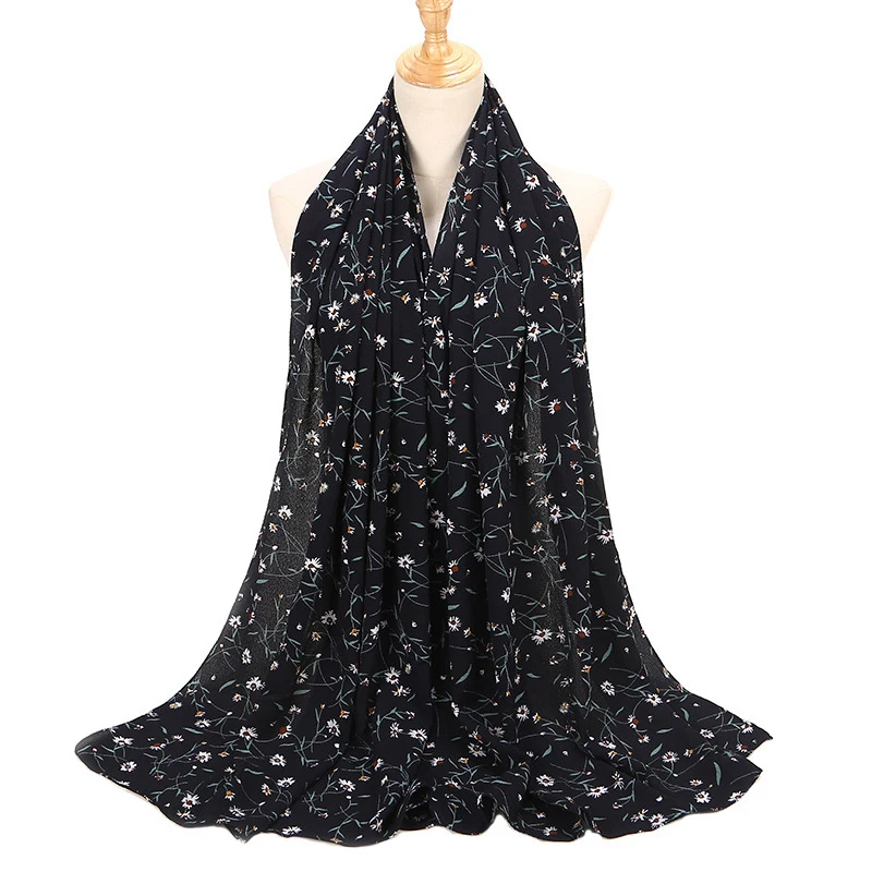 Мусульманский шарф леопардовый платок тюрбан мягкие длинные шарфы шаль