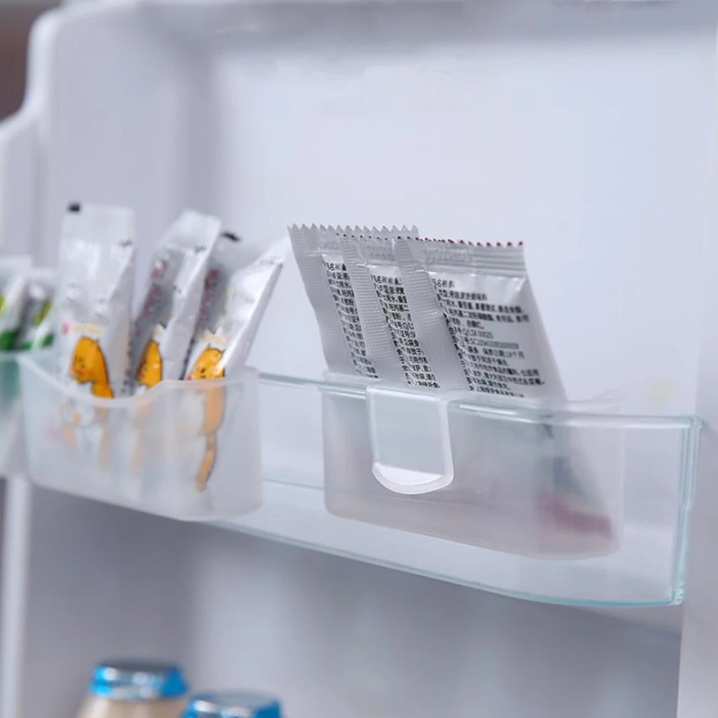 Refrigerator Hanging Storage Box Seasoning Bag Organizer Small Removal Office Plastic Translucent Container 2020 High Capacity | Дом и сад