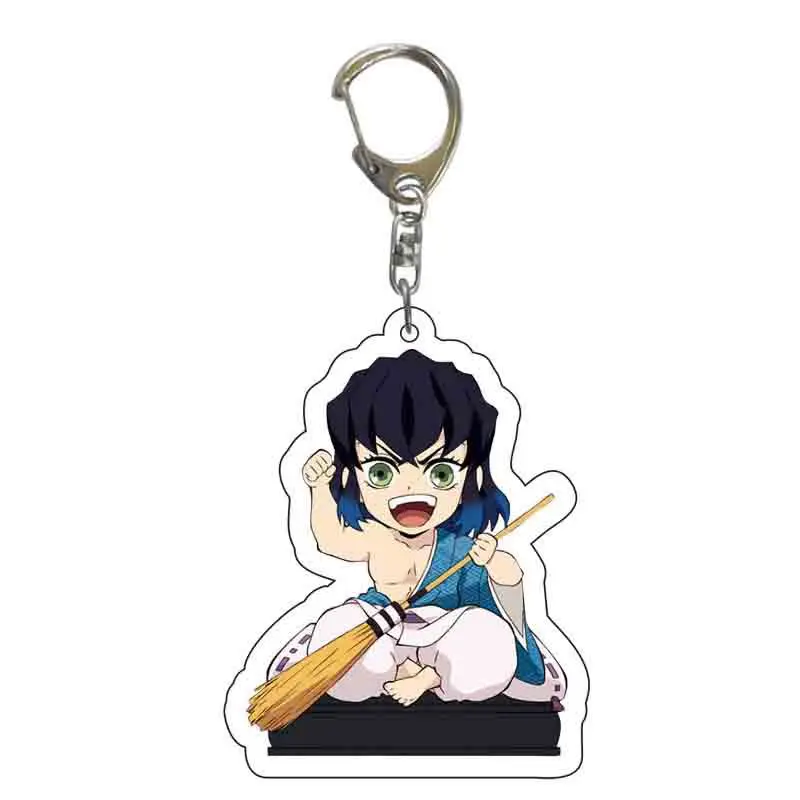 

Anime Demon Slayer Acrylic Key Chains Rengoku Brinco Blade Of Ghost Keyring Couples Collocation Yaiba Kimetsu No Yaiba Keychain
