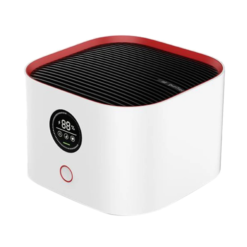 

Home Office Car Silent Air Purifier Air Cleaner Ionizer Dust Allergy Smoke PM2.5 Filter For Bedroom Home