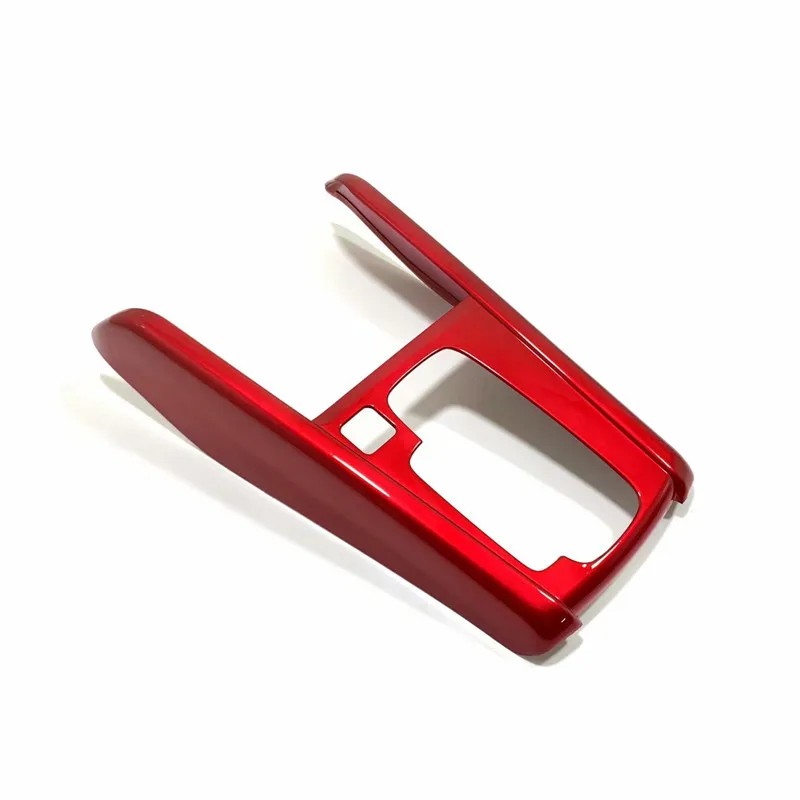 

For Honda FIT JAZZ 2020 2021 ABS plastic red Car gear shift lever knob frame panel cover automotive trim accessories 1pcs