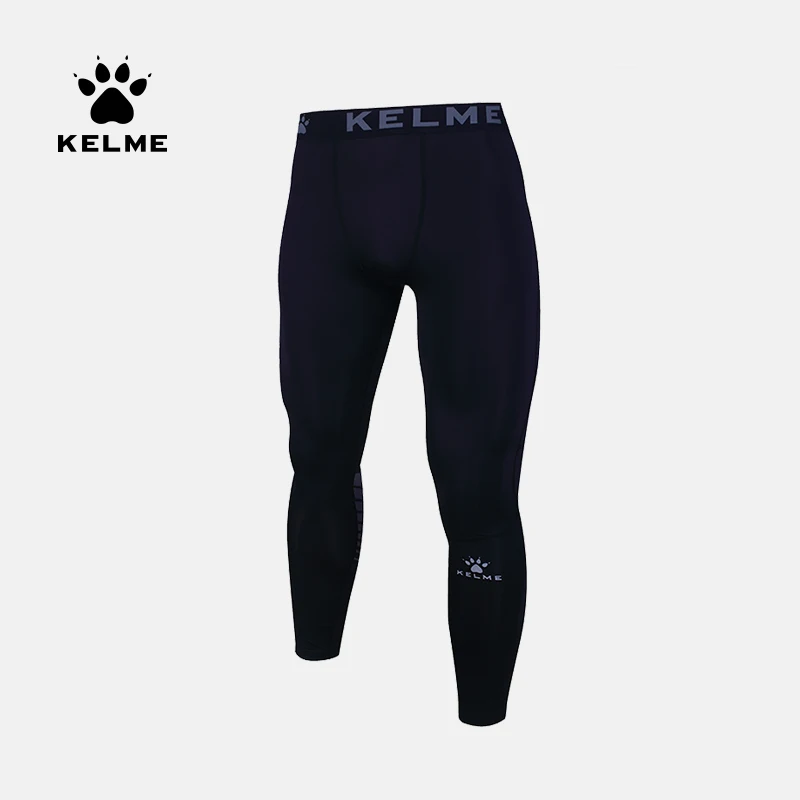 KELME мужские колготки для бега спортивные тренировочные Леггинсы Длинные компрессионные штаны 3881111