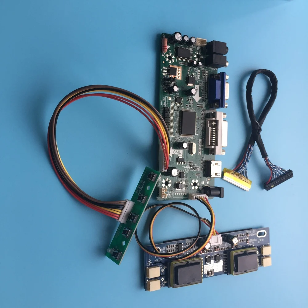 

Комплект для MT190AW01 V.5 1440X900 19 "30pin HDMI DVI LCD DIY VGA LVDS светодиодный controller board M.NT68676 экранная панель