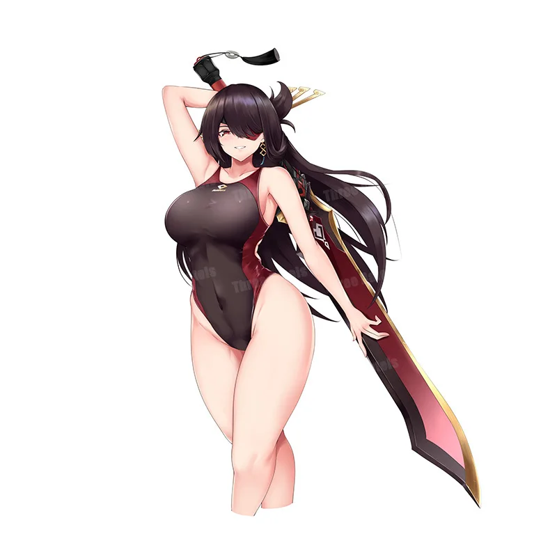 

dawasaru Paimon And Beidou Genshin Impact DIY Decal For Suitcase Luggage Laptop Motorcycles Car Decoration Sticker