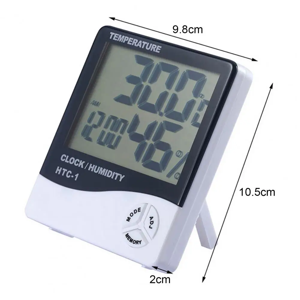 

Temperature Gauge Easy to Control Multifunction White Incubators Reptile Temperature Meter for Office Indoor Room Temperature