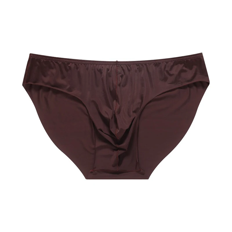 

3Pcs/Lot Freely Match Colors Men Underwear Ultra-Thin Seamless Briefs Summer One-Piece Ice Silk Endless Sexy Menfolk Underpants
