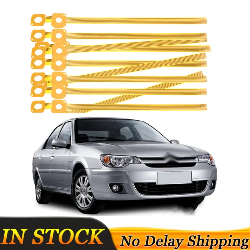 

1xGold Cruise Control Switch Flex Ribbon Cable Signal Steering Column For Peugeot 206 207 For Citroen COM2000 Replacement Parts