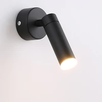 Led Wall Lamp Bedroom Study Bedside Lamp Surface Mounted Rotatable Wine Cabinet Kitchen Spot Lighting With Switch AC85-265V