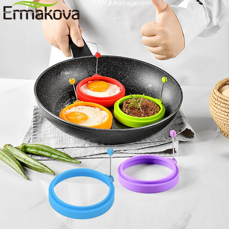 ERMAKOVA DIY круглая силиконовая форма для яиц Еда Класс яйцо Пособия по кулинарии