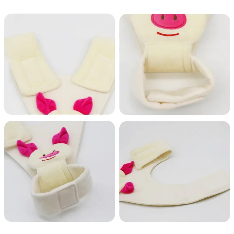 

Cute Baby Animal Pattern Feeding Milk Bottle Holder Plush Cotton Adjustable Nursing Holders For Baby Stroller