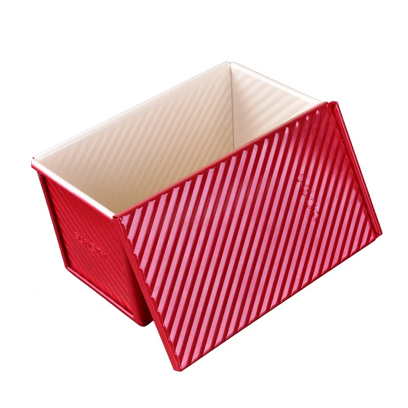 

2020 New Arrival Red Loaf Pan Easy To Clean Bread Moulds Kitchen Tools Bakeware Cooking Tools Toast Mould Cake Pans