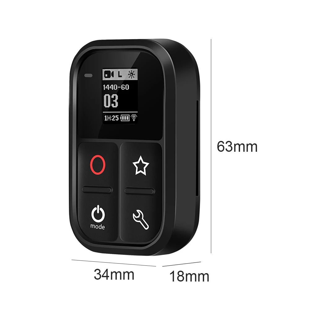 

Smart Waterproof Wifi GoPro Remote Control for GoPro Hero 8 Hero 7 6 5 Black 4 Session Hero To Remotely Control Sports Camera