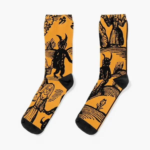 

Dance With The Devil Crew Socks Funny Mens Pattern Cotton Best Breathable Unisex Women Cute Short Sports Winter Cartoon Autumn