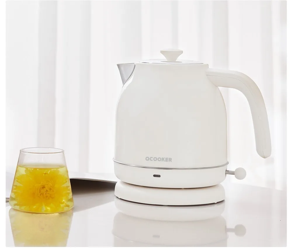 Xiaomi Youpin qcooker Электрический чайник контроль температуры на входе 1.7л большой электрический чайник часы