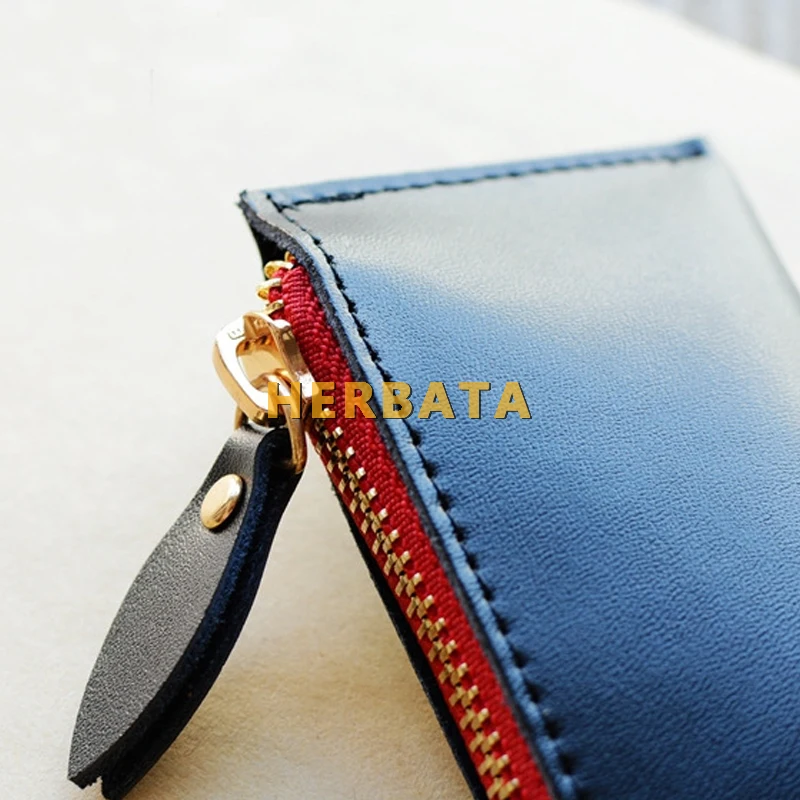 Пенал ручной работы Mori из воловьей кожи черного цвета канцелярские