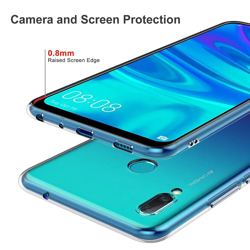 Полностью Защитный Прозрачный чехол для телефона Huawei Honor 10 Lite Honor10Lite мягкий