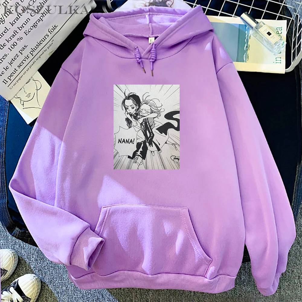 

2021 Hot Sweatshirts Manga nana osaki Graphic Kawaii Hooded Nana Anime Printed Hoodies Fashion Harajuku Clothes