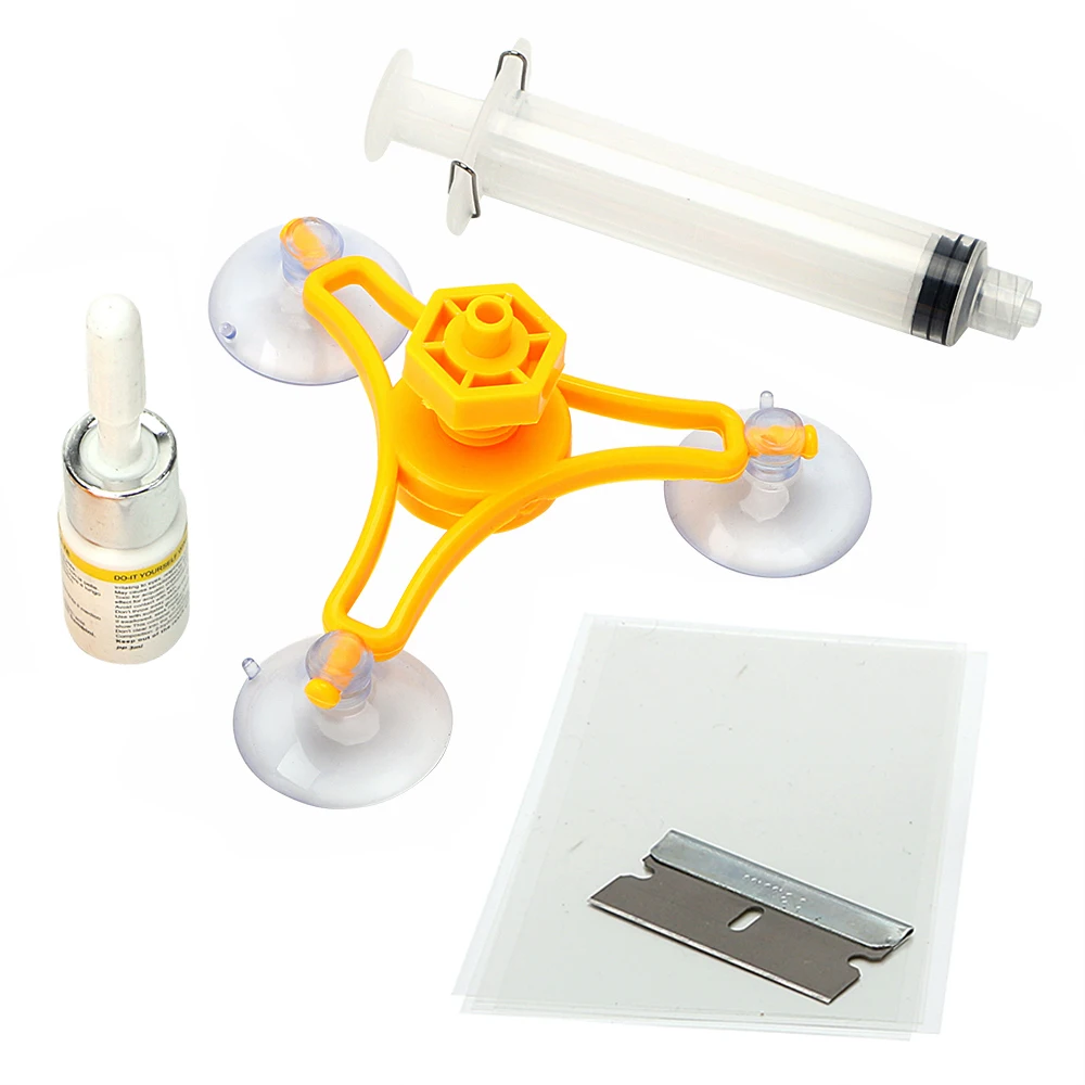 

Car-Styling Windshield Repair Kit DIY For Chip Crack Car Glass Repair Tool Window Screen Polishing Auto Maintenance Sets