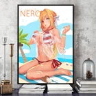 Fate Stay Night сабля Жанна Плакат рамка деревянная Картина на холсте Wall Art Украшение принты комнате дома декоративная картина для спальни