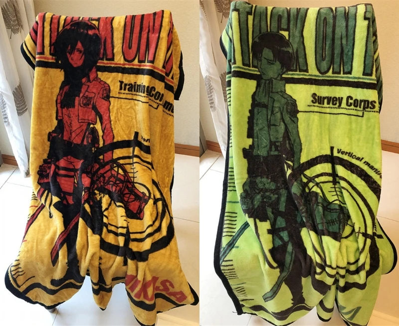 Одеяло для скаутинга из аниме атака на Титанов 100 см х 140 см|Костюмы аниме| |