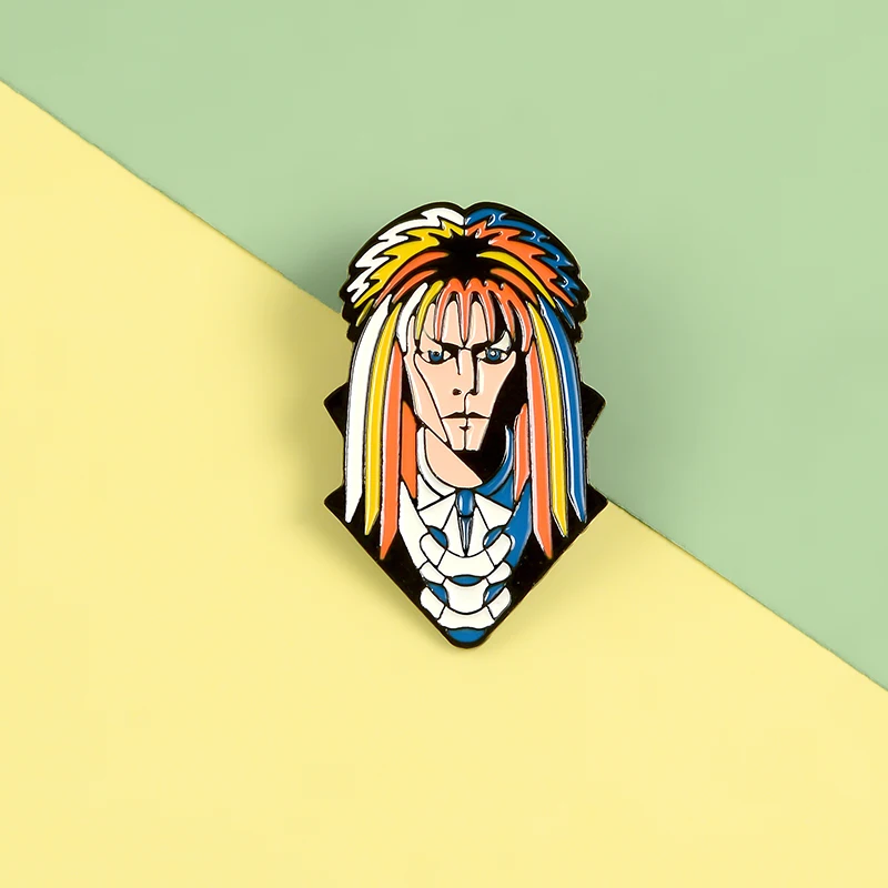 Металлическая эмалированная брошь Rock star David Bowie модные броши значки с лацканами