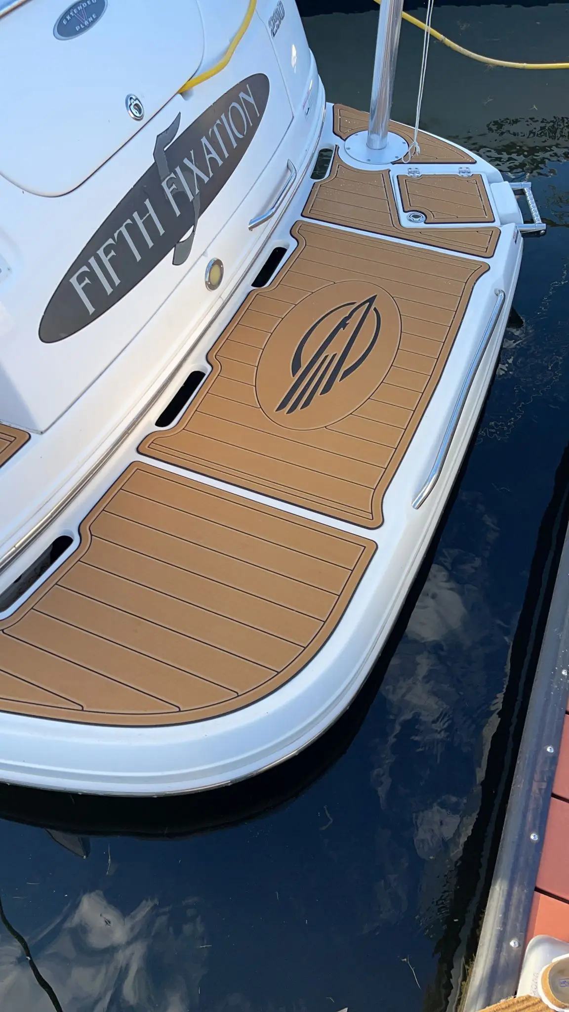 2000-2002 Chaparral 196 SSI Swim Platform Boat EVA Faux Foam Teak Deck Floor Pad |